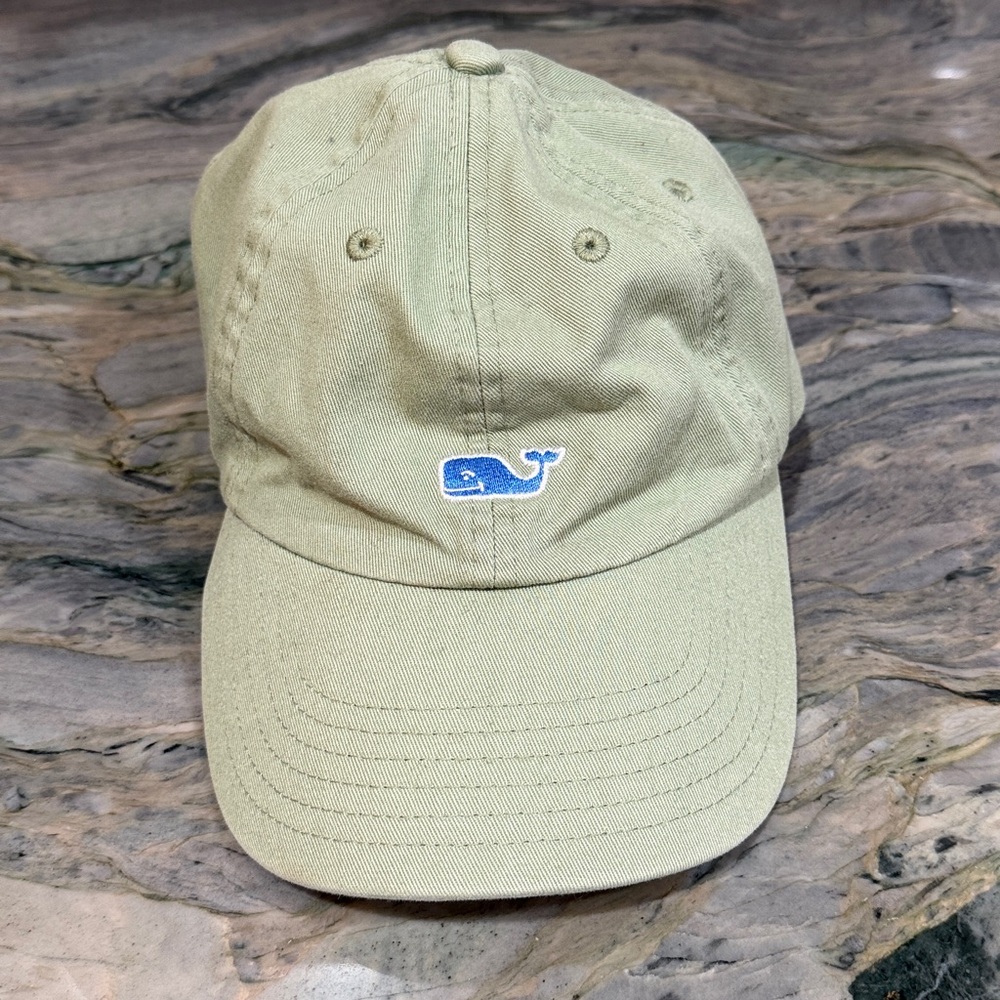 Vineyard Vines women Light Green Whale Cap